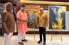 ’Vedic Inspirations’ art exhibition by Prof. Dr. Akhter Husain inaugurated in Mangaluru